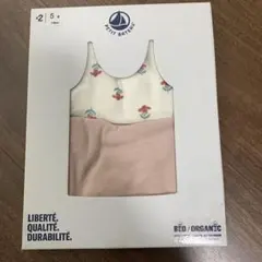 Petit Bateau 5a110cm キャミソール2枚