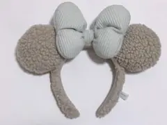 ディズニー ボア カチューシャ ミニー もこもこ