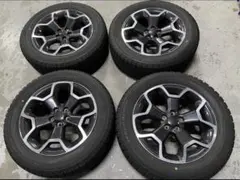 スバルXV GP7 純正ホイールスタッドレス4本2017年 225/55R17 スバル純正 GP7 XV 17インチ 7J +48 5穴 PCD100 225/60R17 アルミ ホイール