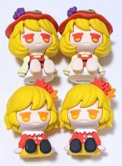東方Project ダイソー じとっと ラバーフィギュア 秋穣子 秋静葉