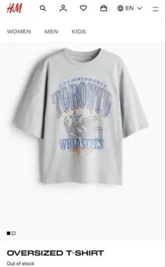 H&M オーバーサイズTシャツのサムネイル