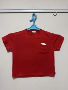 mozモズ赤色ポケット付きTシャツのサムネイル