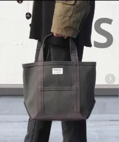 ORCIVAL オーシバル　キャンバス　トートバッグ　チャコール