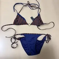 新品 EMPORIO ARMANI ビキニ 水着 セパレート ストライプ XSのサムネイル
