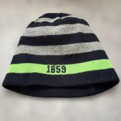 ニット帽 ストライプ