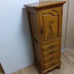 HIKARI家具 キャビネット レコードラック サイドボード アンティーク