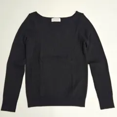 OPAQUE.CLIP オペークドットクリップ カットソー 長袖 ブラック M