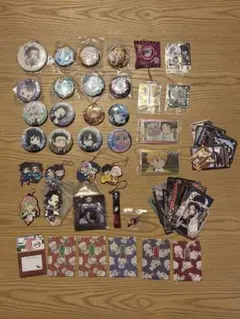 鬼滅の刃　缶バッジと各種カード　セット