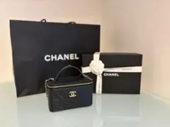 CHANEL シャネル　キャビアスキン　ヴァニティバック　バニティ