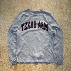 ② Champion チャンピオン TEXAS A&M 長袖 カットソー USAのサムネイル