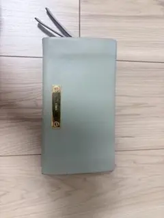 【最終SALE】 Chloe 長財布 ライトブルー ゴールド金具のサムネイル