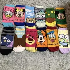 キャラクター 靴下 まとめ売り 21～24cm