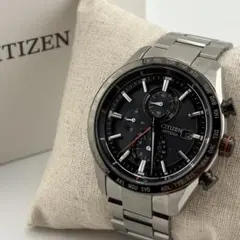 【極美品】シチズン アテッサ AT8189-61E チタン ブラック 箱説保