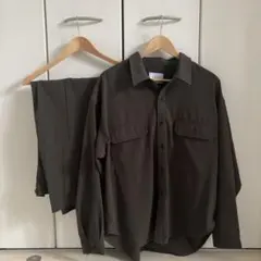 ダークブラウン セットアップ
