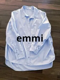 emmi オーバーサイズ 長袖シャツ ライトブルーのサムネイル