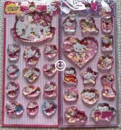 ハローキティ ウォーターシール 立体シール キティ