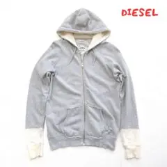 【Diesel】ディーゼル　パンチング　切り替え　フルジップパーカー　0201