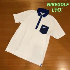 NIKE GOLF ナイキゴルフ メンズ　ポロシャツ　半袖　ホワイト　L