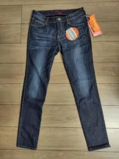 新品未使用【CLOSSHI】 裏地あったかデニムパンツ 濃紺