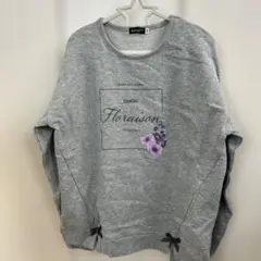 BeBe 花柄刺繍 トレーナー 150