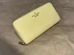 kate spade WLRU5833 長財布 ラウンドファスナー イエロー