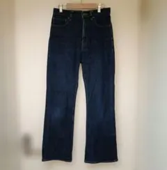 UNIQLO JEANS フレアデニムパンツ ハイライズ 25インチ レディース