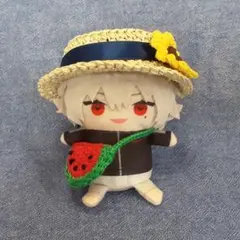 カラー変更オーダー◎】麦わら風帽子＆選べる夏ポシェット GiGOぬい用