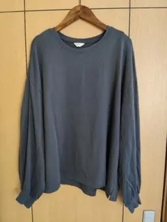 【美品】AMERICAN HOLIC 長袖カットソー チャコールグレー Lサイズ
