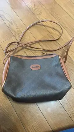 【5月SALE】BALLY ダークブラウン ショルダーバッグ