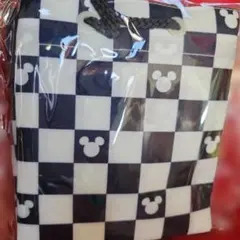 【非売品】Disney 巾着リュック チェック柄 ミッキーマウスのサムネイル