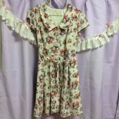 dazzlin 花柄ワンピース