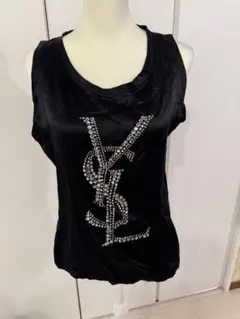 YVES SAINT LAURENT ラインストーン タンクトップのサムネイル