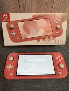 Nintendo Switch Liteコーラルピンク