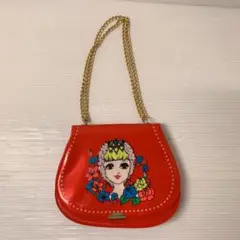 昭和レトロ エナメルハンドバッグ