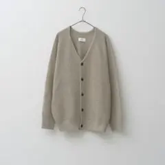 新品　WHIMSIC ミックスヤーンワッフルニットカーディガンのサムネイル