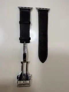 最安値　Apple Watch エルメス　レザーバンド 黒