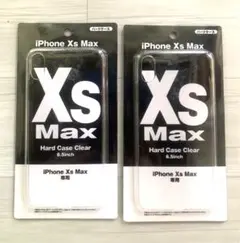 ◆新品◆iPhone Xs Max用ハードケース　クリア 6.5インチ2個セットのサムネイル