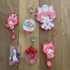 すとぷり　莉犬　シャカシャカキーホルダー　アクリルキーホルダー　ミラー　セット