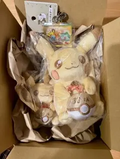 ピカチュウ 30周年記念ぬいぐるみ&マスコット、アクリルキーホルダーセット