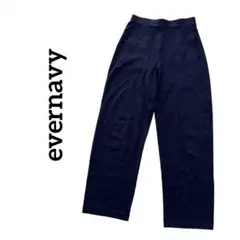 evernavy エバーネイビー とろみベイカーパンツ ネイビー L