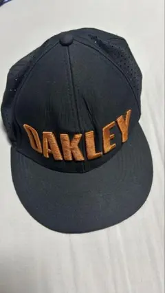 OAKLEY ブラックキャップ OAKLEY刺繍