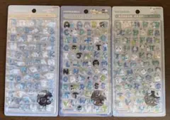 【正規品】ボンボンドロップシール もじ はぴだんぶい＆ポチャッコ＆シナモン 3点