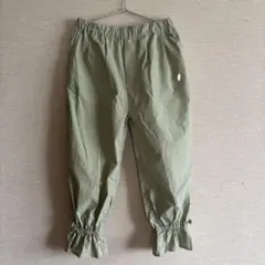 美品⭐︎組曲　フリルクロップ丈パンツ 150 ミント　キッズ女の子