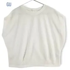 ＊GU 지유＊ XL사이즈 탑스 니트 프렌치 슬리브