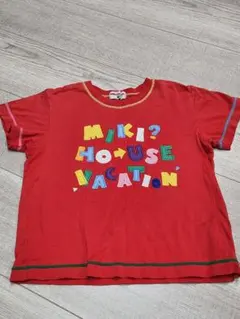 MIKI HOUSE 半袖Tシャツ 赤 100