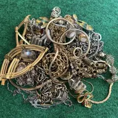 。*。様 遺品整理 ゴールド シルバー ネックレス イヤリング ブローチ まとめ