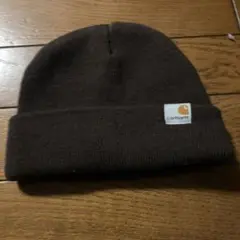 Carhartt ブラウン ニット帽 ワンサイズ