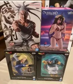 フィギュア 4種セット HUNTER×HUNTER オーバーロード DBZ