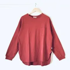 【今だけ大特価・美品】フリークスストア USA綿 ビッグシルエット ロンT 赤