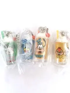 ディズニーキャラクター レトログラス ミニチュアチャーム